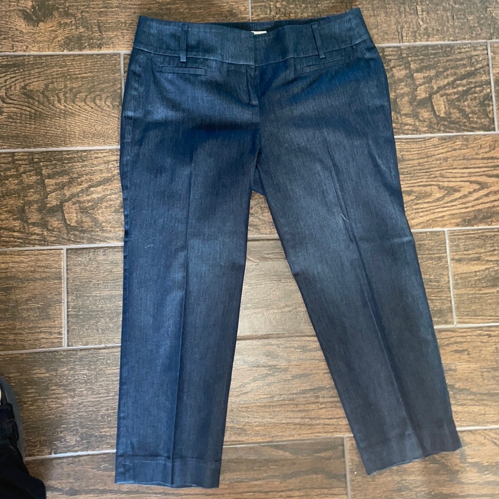 LOFT SLACKS navy blue